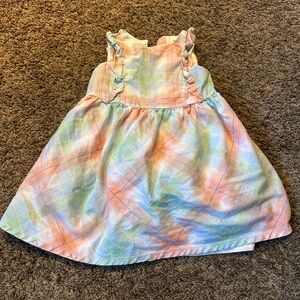 Carter's Pastel Plaid Kids Dress